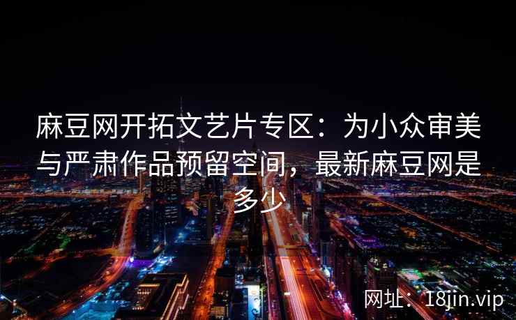 麻豆网开拓文艺片专区：为小众审美与严肃作品预留空间，最新麻豆网是多少